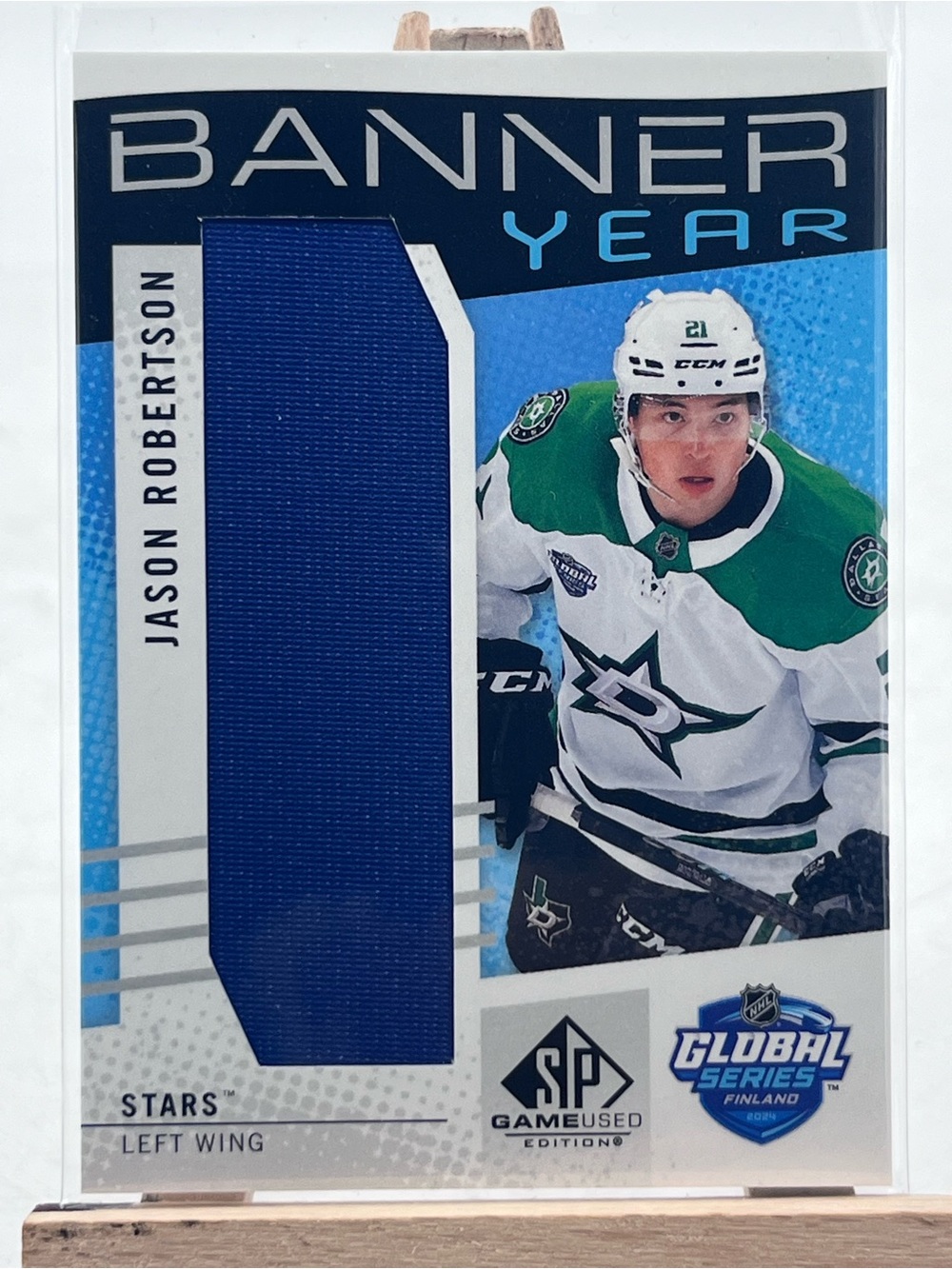 Jason Robertson Game-Used Banner Patch